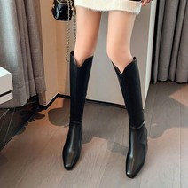 벨레페 여성용 켈린더 웨스턴 롱부츠