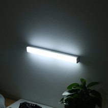 LED 충전식 간접 무선 붙이는 조명 센서등 무드등 현관 화장실, 쿨화이트