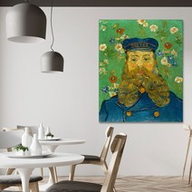 백앤아트 빈센트 반고흐 작품 그림 명화 캔버스액자 20 조셉 룰랭의 초상