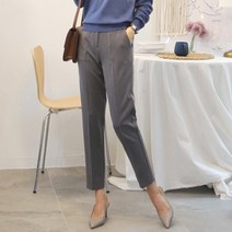 프롬미스 여성용 데일리 베이직 밴딩슬랙스