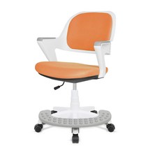 체어포커스 알라딘 플로 메쉬 의자 AR-369, 화이트(바디) + 올오렌지