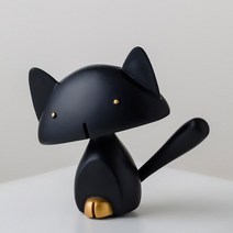 네모 고양이 오브제, 블랙