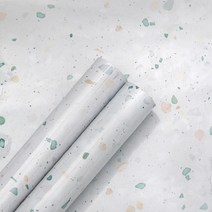 마켓에이 유광 대리석 방수 시트지 컬러, 1개