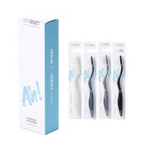 NEW 아개운 칫솔 오리지널모 모던 4종 세트, 1개, 4개