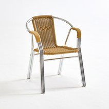 야외정원 첼 라탄 의자 A, 오크, 1개
