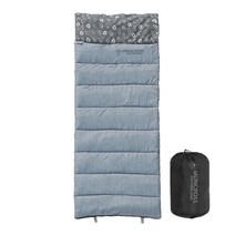 몽크로스 로잔 머미형 경량 캠핑 침낭 + 압축가방, 쿨그레이(침낭), 1개