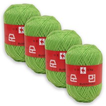 타조 순면 30수 구정뜨개실 4p, 129 그라스그린