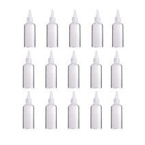 타이탄 뽀족캡 투명 소분 공병 30ml 뚜껑색상 랜덤발송, 15개