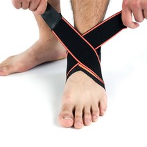 나야스타일 홈트레이닝 헬스 발목 보호대 오렌지 YGYP-110-3 2p, 1세트
