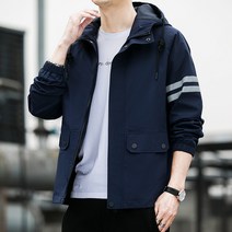 알럽홈 남성용 반사 투라인 후드 재킷