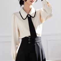 포플러앤씨 란시 카라 블라우스