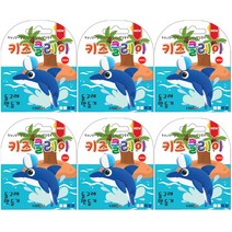 KIBBOOM 키즈클레이 미니 6p, 돌고래, 30g