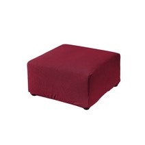 커버리코 와플핏 스툴 소파커버, 레드