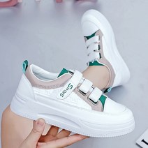 뮤베아 여성용 캐주얼 벨크로 슬립 스니커즈 WS996