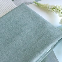 천팜 대폭 30수 선염면 패일 에메랄드 솔리드 782 패브릭 원단