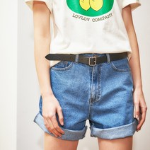 로브로브 여성용 cool fit denim shorts
