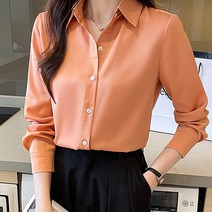 포플러앤씨 달티 세틴 블라우스