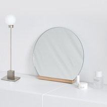 둥근달 화장대 탁상거울, 혼합색상