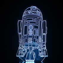에코팩토리 3D 무드등 LED8002, B-2 스타워즈 R2D2