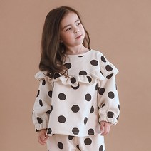 여아용 프링 티셔츠
