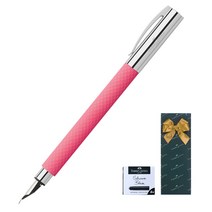 파버카스텔 엠비션 핑크선셋 만년필 + 카트리지 기프트 세트, 핑크(만년필), 청색, 흑색(카트리지), EF