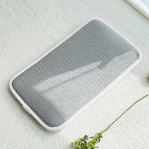 마롤로뜨 신생아 짱구 태열 쿨베개, 무지 그레이