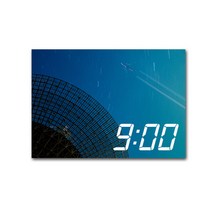 홈마인 LED 시계 / 캔버스 밤하늘 우주 프린팅 액자, 29