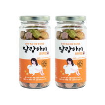 브랜드없음 말랑하리 강아지 수제간식 150g, 소고기 + 황태 혼합맛, 2개