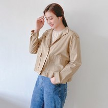 로미스토리 빅사이즈 캐주얼 워싱 코튼 점퍼