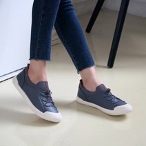 벨라노이 소프트한 가죽 가볍고 발편한 스트링 여성 캐쥬얼 슬립온 2.5cm