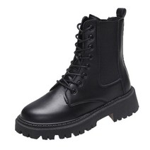 여성용 심플 레이디즈 쇼트 부츠 GH74_RD_1344