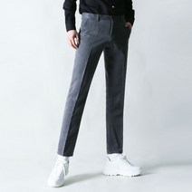 블루포스 남성용 네이바 9부 베이직 스트레이트핏 캐주얼 빅사이즈 슬랙스