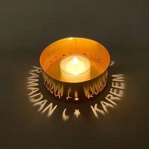 티라이트 무슬림 아랍어 장식 캔들홀더, 라마카