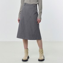 로켓런치 R DIAGONAL LAW CUTTING SKIRT