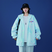 AOULS 아울스 여성용 오버핏 우먼 스포츠 헬스 러닝 윈드자켓 #FSY001
