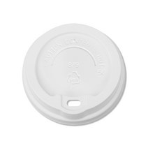 커피컵 타공뚜껑 흰색 82 x 20 mm, 1개입, 1000개, 머그리드형