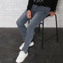 남성용 위드진 어반 슬림 스판 워싱 청바지 R2207
