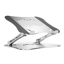 레이븐 프리앵글 2단 노트북 거치대, 실버