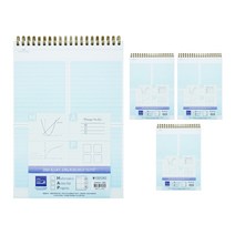 OXFORD PP 수학 절취스프링 상철 120매 대용량 노트 A4, Cream, 4개