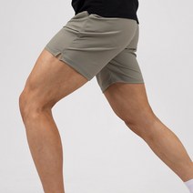 엘라모 남성용 머슬핏 트임 반바지