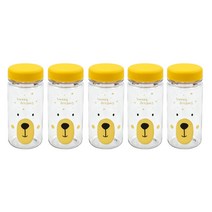 아동용 베어 에코젠 물병 5p, 350ml, 투명