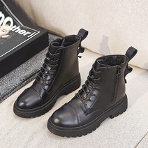 마틴 벨벳 쇼트 여성 가죽 부츠 GH19_RD_488