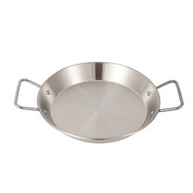 키친이레 인덕션 스텐 양수 직화 빠에야팬, 1개, 20.5cm