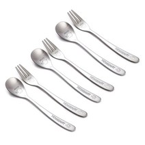 홈애니 코끼리 티스푼 3p + 티포크 3p 세트, 1세트