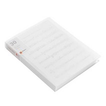 시와이 A4 클리어파일 30p, 화이트, 1개