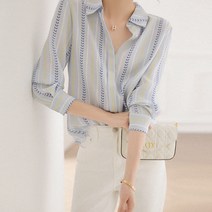 여성용 플레인 유니크 패턴 셔츠 26903