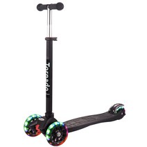 아가플러스 루키 토네이도 스쿠터 유아 킥보드, 블랙