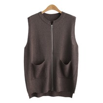 제니트 여성용 포켓 칼라일 조끼