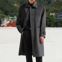 남성용 프리미엄 클래식 댄디 발마칸 코트