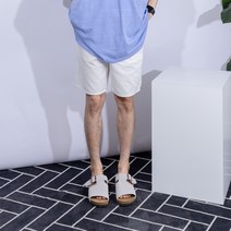 남성용 더간지 베이직 밴딩 카고반바지